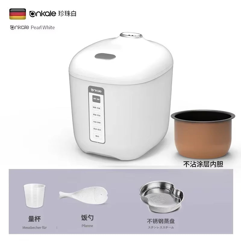 German Mini Rice Cooker Small 1 Person 2 Household Small Smart Rice Cooker Multifunctional Single Person 1 Person Food Liter
