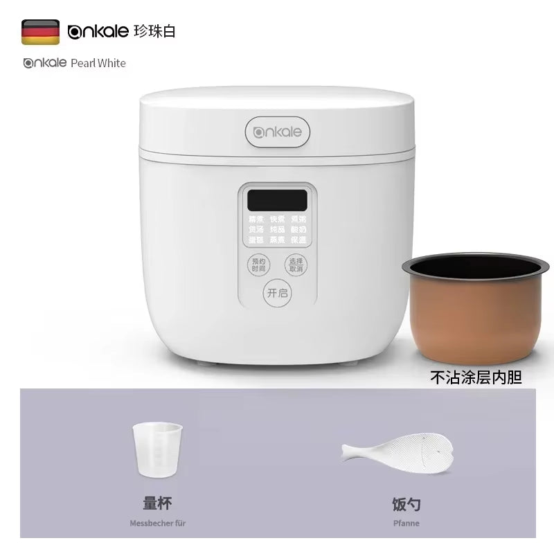 German Mini Rice Cooker Small 1 Person 2 Household Small Smart Rice Cooker Multifunctional Single Person 1 Person Food Liter