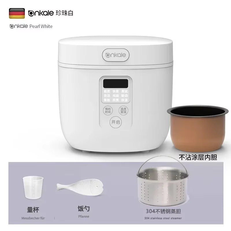 German Mini Rice Cooker Small 1 Person 2 Household Small Smart Rice Cooker Multifunctional Single Person 1 Person Food Liter