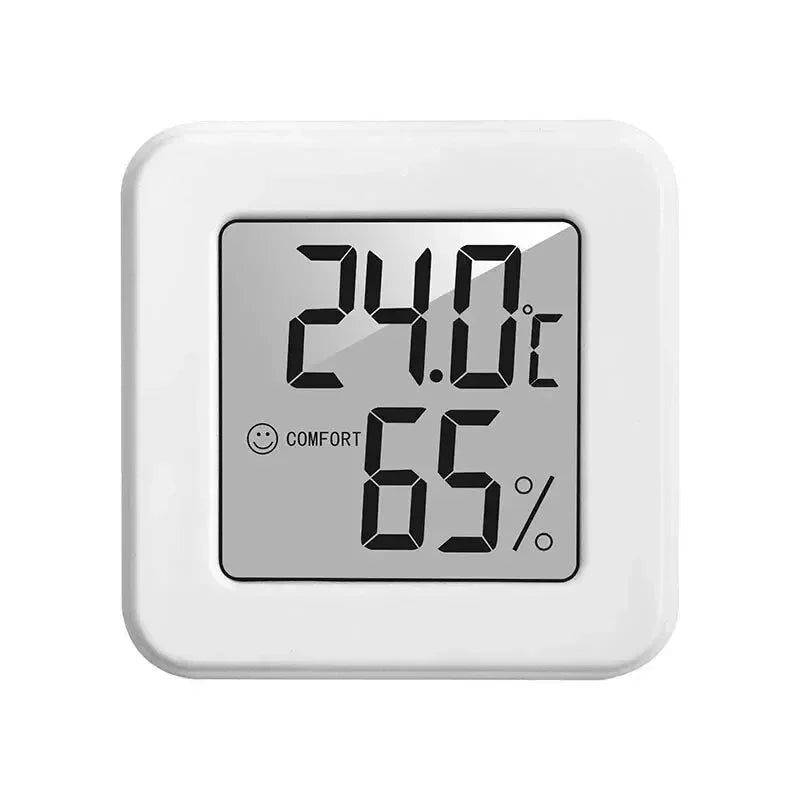 Digital Clock, Temperature (C / F), and Relative-Humidity (%RH), Automatic Monitoring, Large LCD Screen, Adjustable (offset calibration with NIST standard reference)