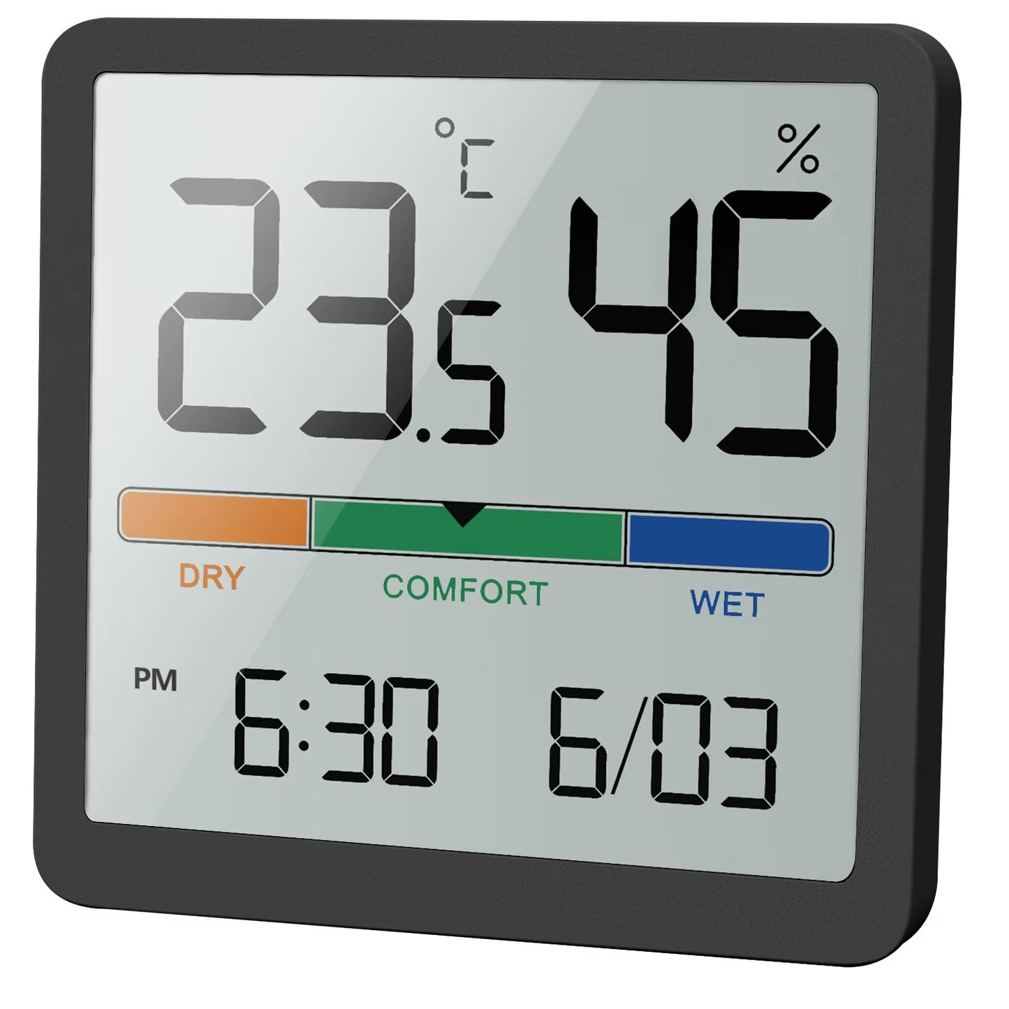 Indoor Temperature Humidity Meter Home LCD Digital Thermometer Hygrometer Sensor Gauge Weather Station Smart Monitor