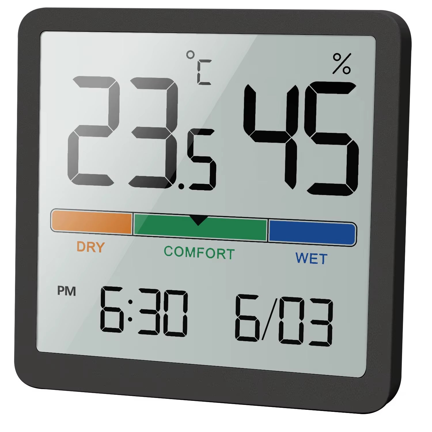 Indoor Temperature Humidity Meter Home LCD Digital Thermometer Hygrometer Sensor Gauge Weather Station Smart Monitor