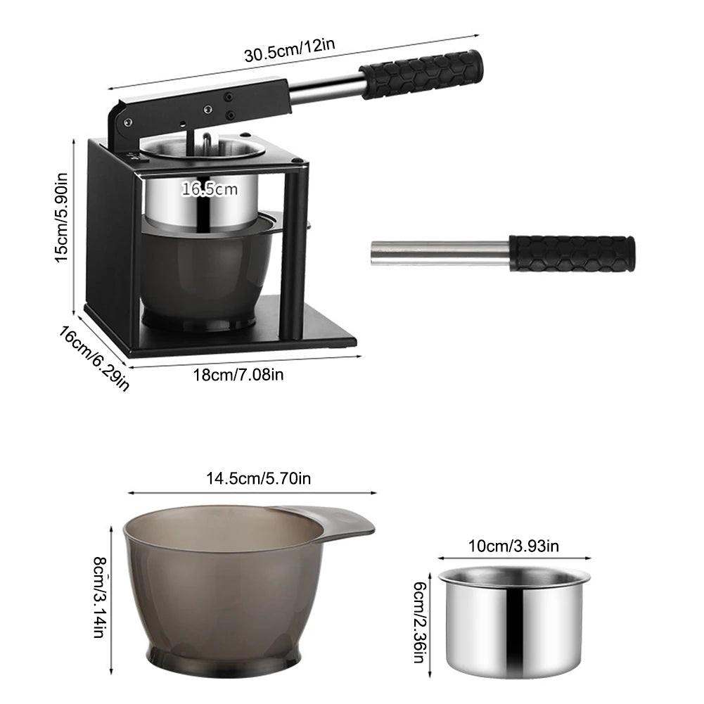 Manual Thickened Stainless Steel Fruit Juicer Extractor Home Hand Press Squeezer Vegetable Orange Juice Press Portable Blender