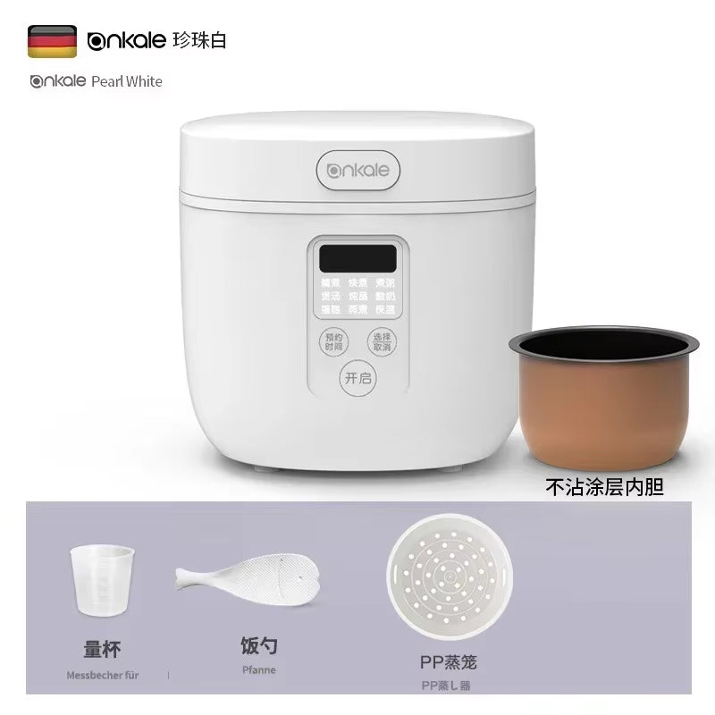 German Mini Rice Cooker Small 1 Person 2 Household Small Smart Rice Cooker Multifunctional Single Person 1 Person Food Liter
