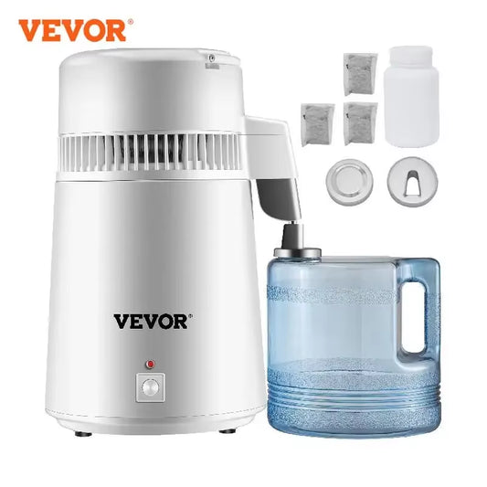 4L Water Distiller Purifier Filter for Drinking Bottle Softener 304 Stainless Steel Home Appliance for Office Use