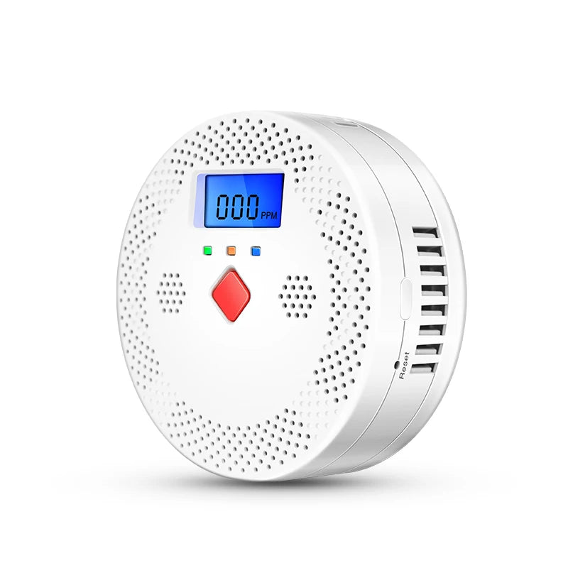 Tuya Wifi Smart Carbon Monoxide Detector Alarm, 85Db Sound Warning, LCD Digital Display, Indoor Real-Time CO Monitor for home, office and factory