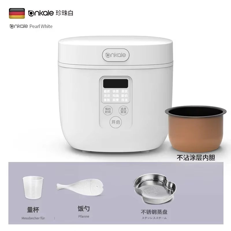 German Mini Rice Cooker Small 1 Person 2 Household Small Smart Rice Cooker Multifunctional Single Person 1 Person Food Liter